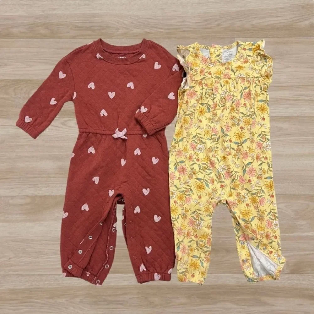 Baby Girl Fall Clothes Lot | Bundle 10 items (12 months)